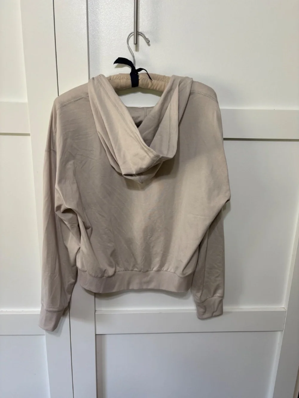Vuori Halo Modern Full Zip Hoodie - Ecru Heather size Large